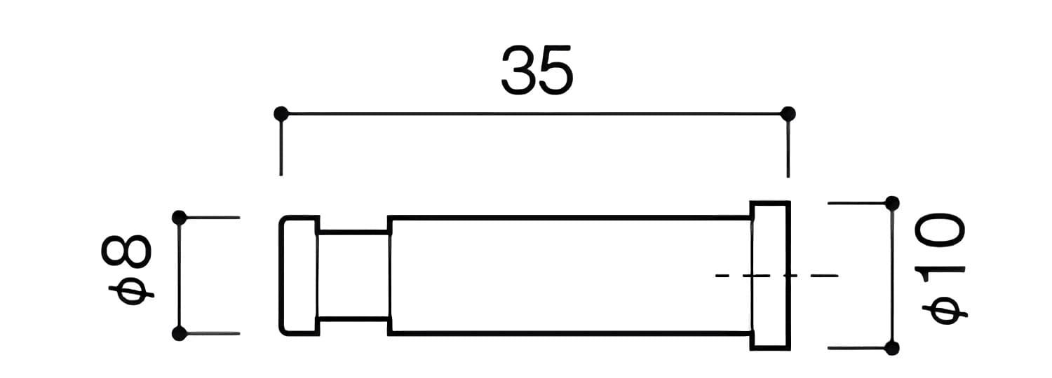 カワジュン 【AC-071-XN】 ミニフック(軽量の小物用) サテン
